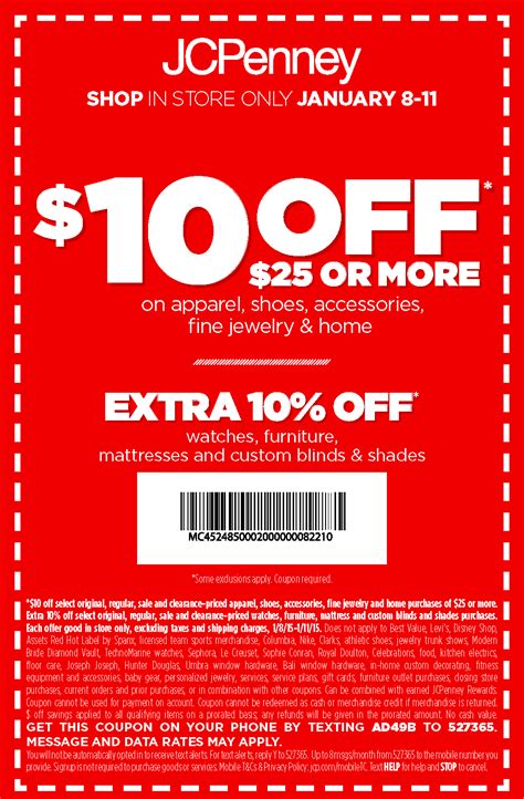 jcpenney coupons march 2024|j c penney coupons in store.